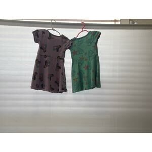 Lot 2 Disney Toddler Girls Dresses Little Mermaid Ariel 2T & Wish Asha 3T